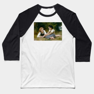 The Nut Gatherers by William-Adolphe Bouguereau Baseball T-Shirt